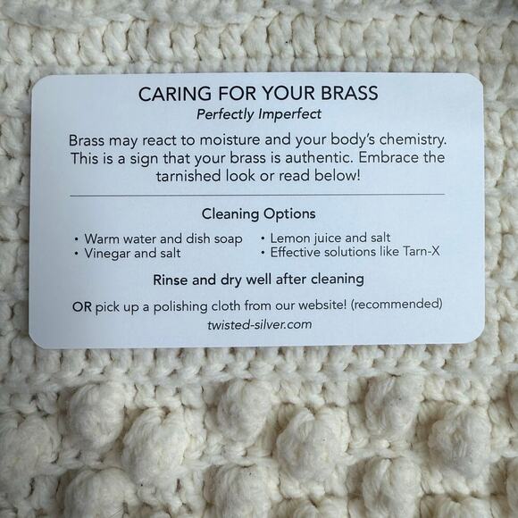 TWISTED SILVER Women's Artisan Boho Brass Bead Three Strand Necklace Adjustable - Picture 7 of 13